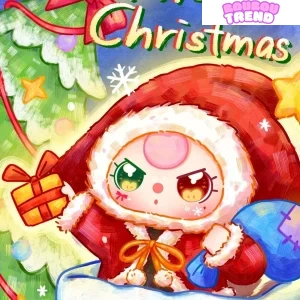 Poupées en peluche Baby Three 400% série de Noël, boîte surprise