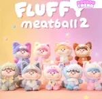 Poupées en peluche vinyle Fluffy Meatball V2, boîte surprise