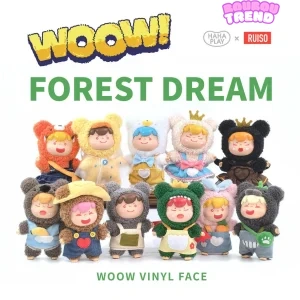 Poupées en peluche de la série Vinyl Face WOOW Forest Dream, boîte surprise