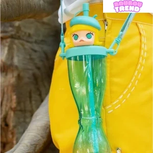 POPMART-POPLAND Limited LA SÉRIE DES MONSTRES Gobelet avec paille, Eau rafraîchissante