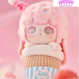 Poupées en peluche porte-clés Liita Rainbow Cone Series, boîte surprise