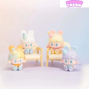 TUTUBEAR DLOCKER Figurines Mini Haricots Série Happy Party, Boîte Surprise
